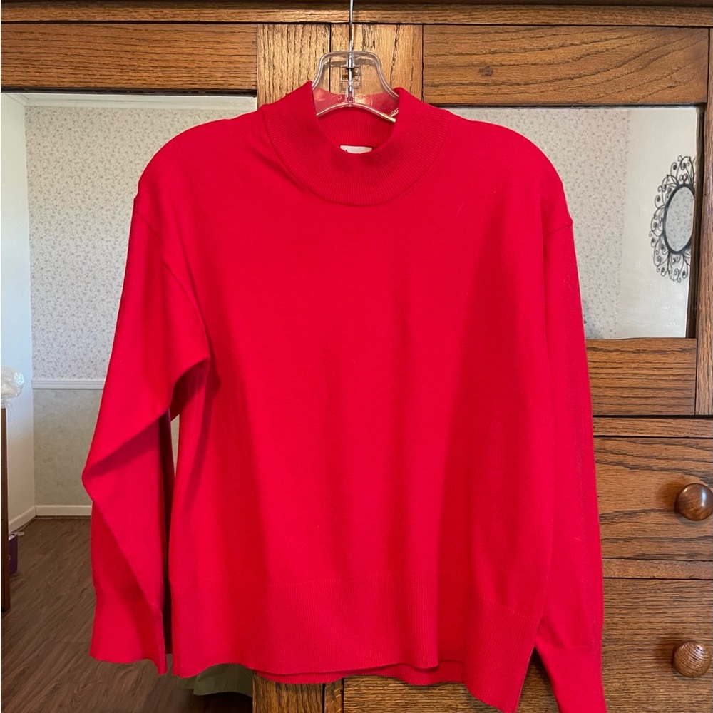 Woman’s Red XS Long Sleeve Sweater